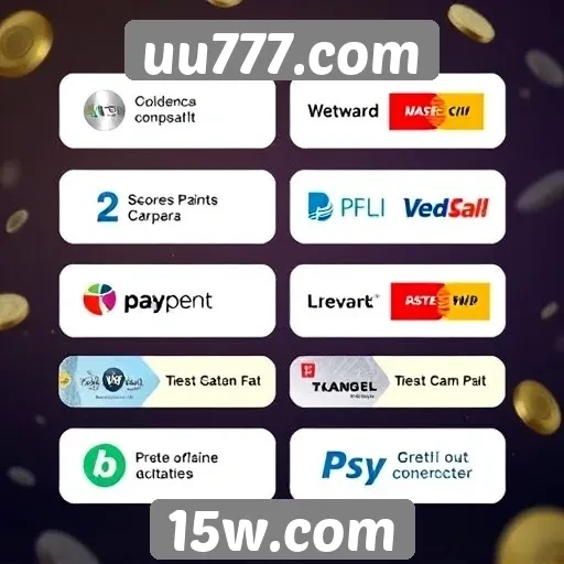 Métodos de pagamento disponíveis no uu777.com